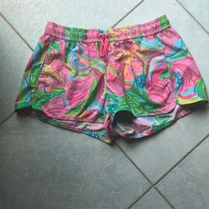 Lily Pulitzer floral pattern shorts